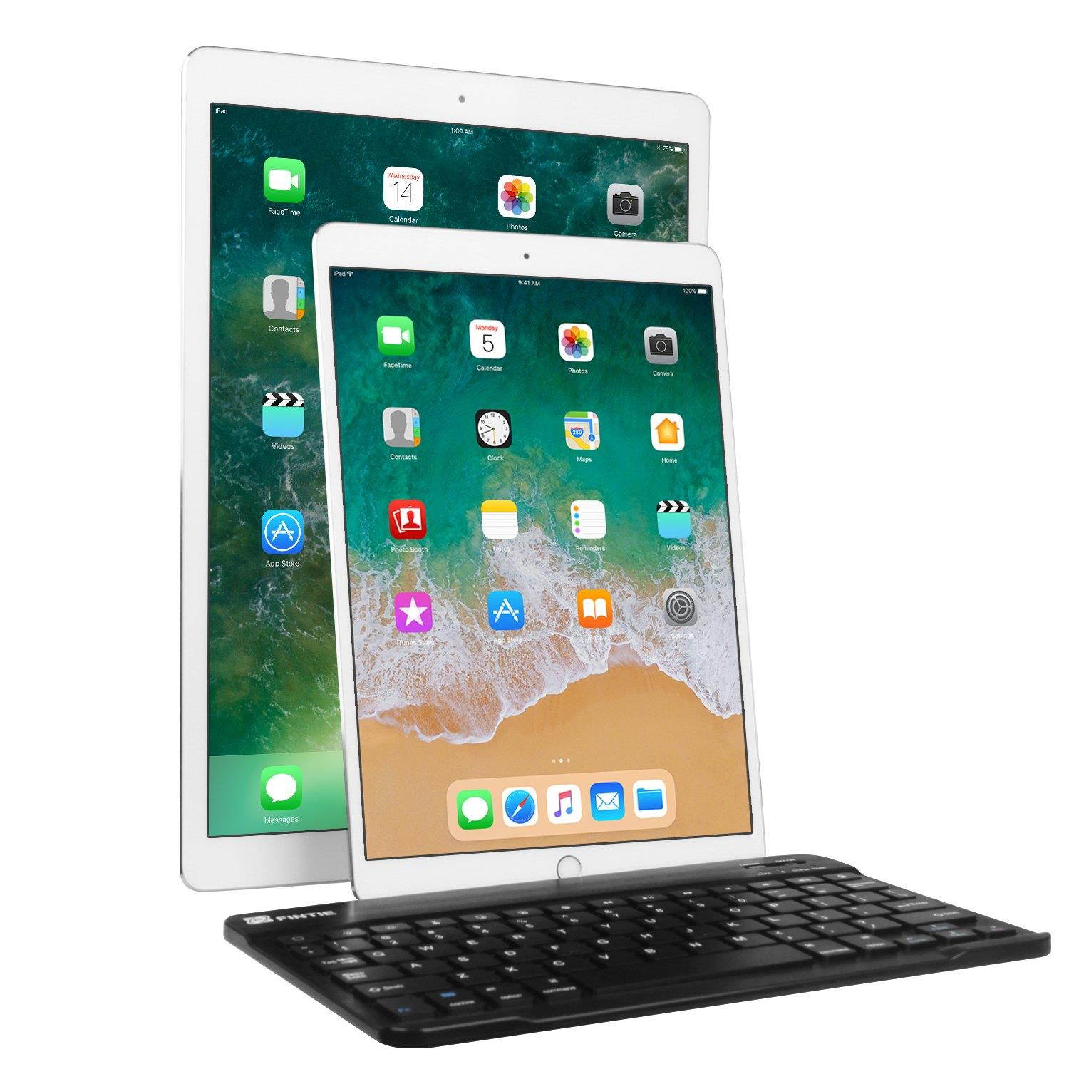 Fintie 10.5-Inch Ultrathin (4mm) Wireless Bluetooth Keyboard for iPad Pro 10.5, iPad Pro 12.9, iPad Pro 9.7, New iPad 9.7 Inch 2017, iPad Air 2, iPad Air, iPad 2 / 3 / 4, iPad First Generation