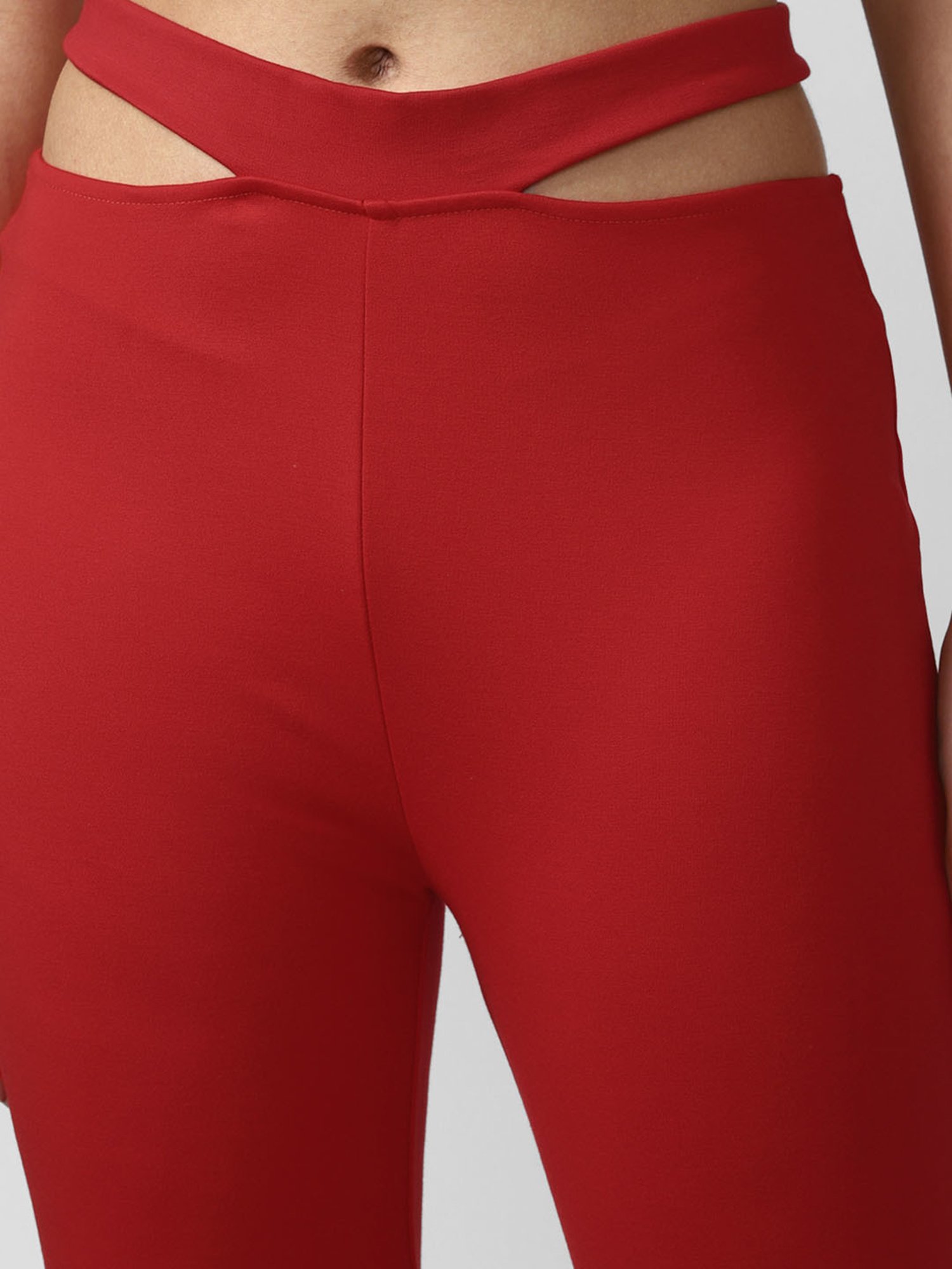 Forever 21 Red Mid Rise Pants