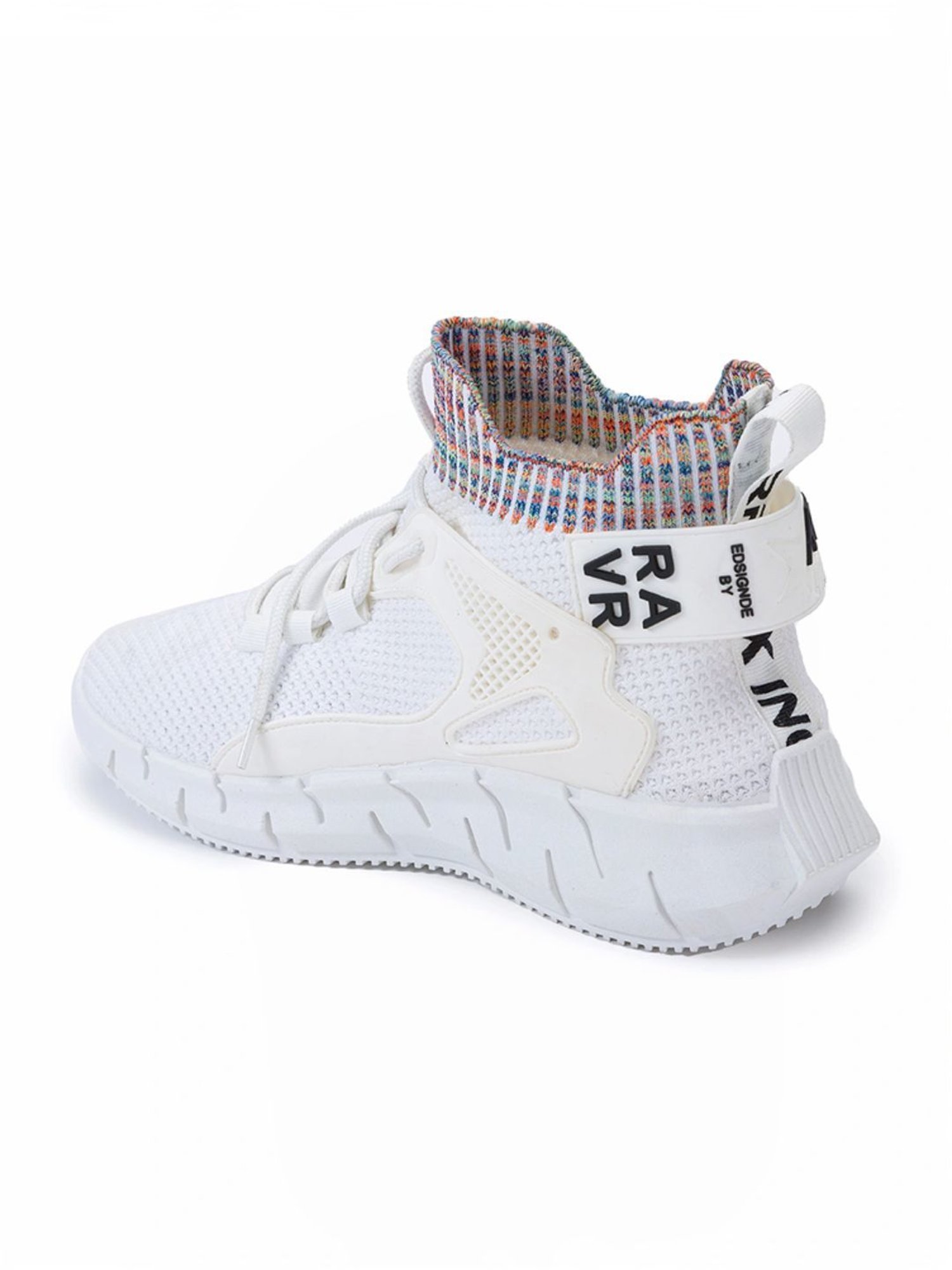 Rapid Box Men's White Running Shoes