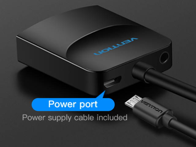 Vention VGA to HDMI Adapter ,1080P Analog to Digital Video Audio Converter Male to Female with Audio and Micro USB Charging Cable VGA Adapter for PC Laptop to HDTV Projector