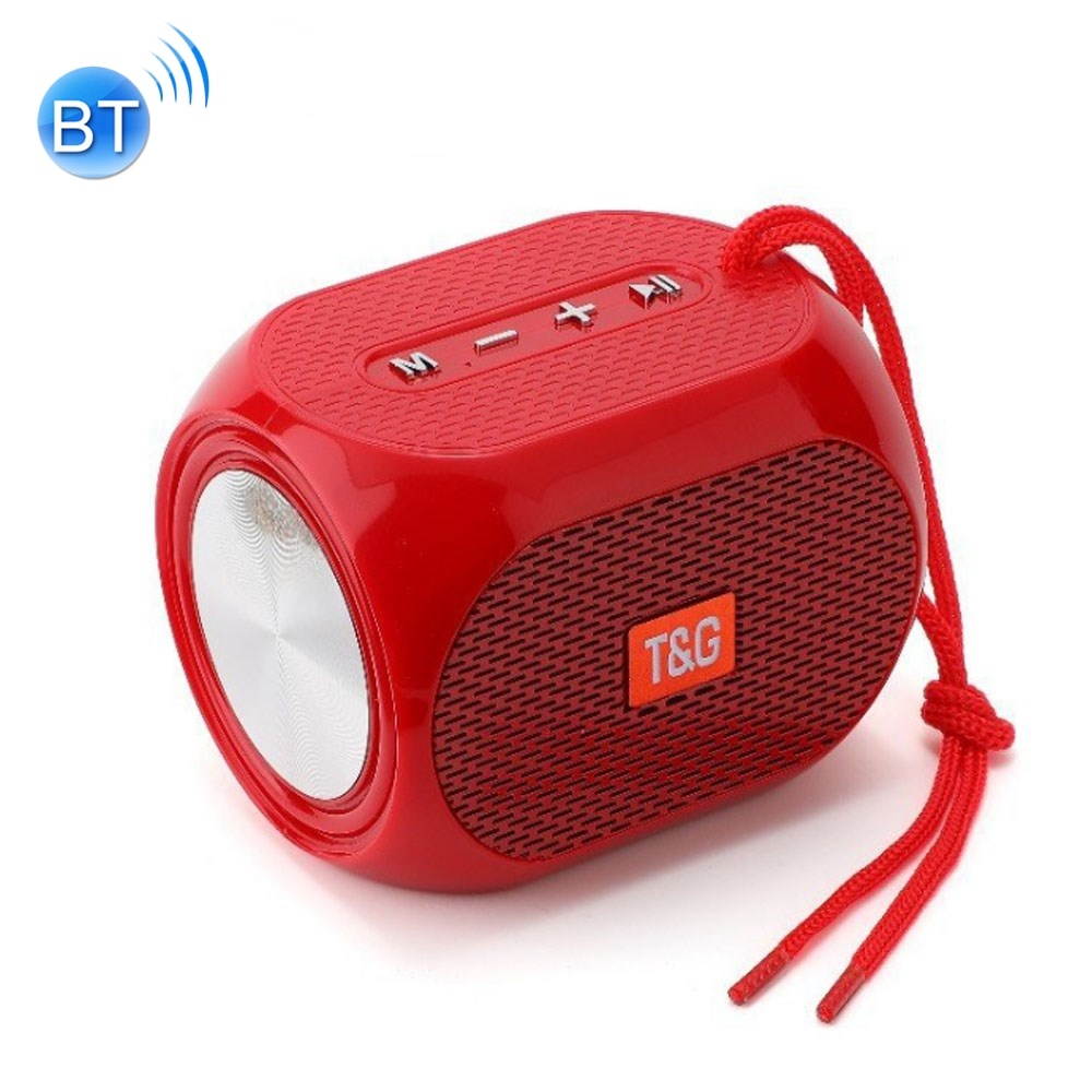 T&G TG196 TWS Subwoofer Bluetooth Speaker With Braided Cord, Support USB/AUX/TF Card/FM