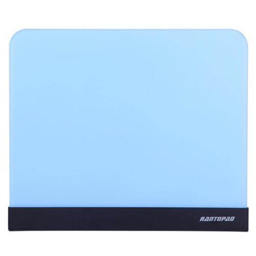 Rantopad Cube Acrylic LED Backlit Gaming Mouse Pad - USB Power Supply, No-skid Base, No-tangle cable, 10.2x8.6x0.2 in - Blue