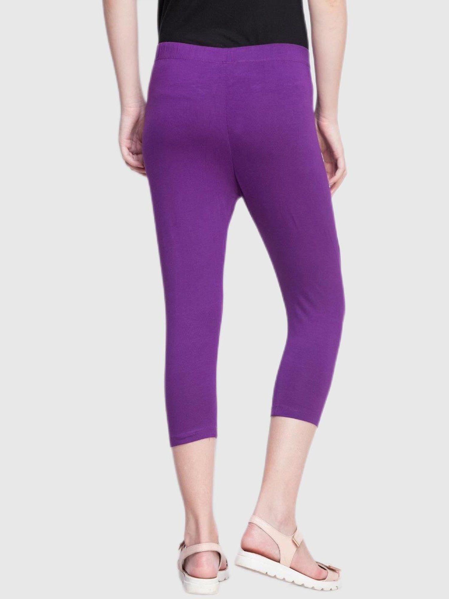 Dollar Missy Purple Skinny Fit Capris