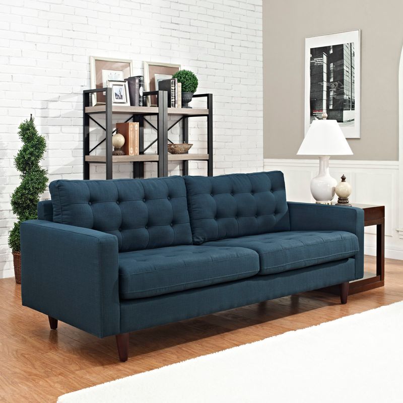 Empress Upholstered Sofa Azure - Modway