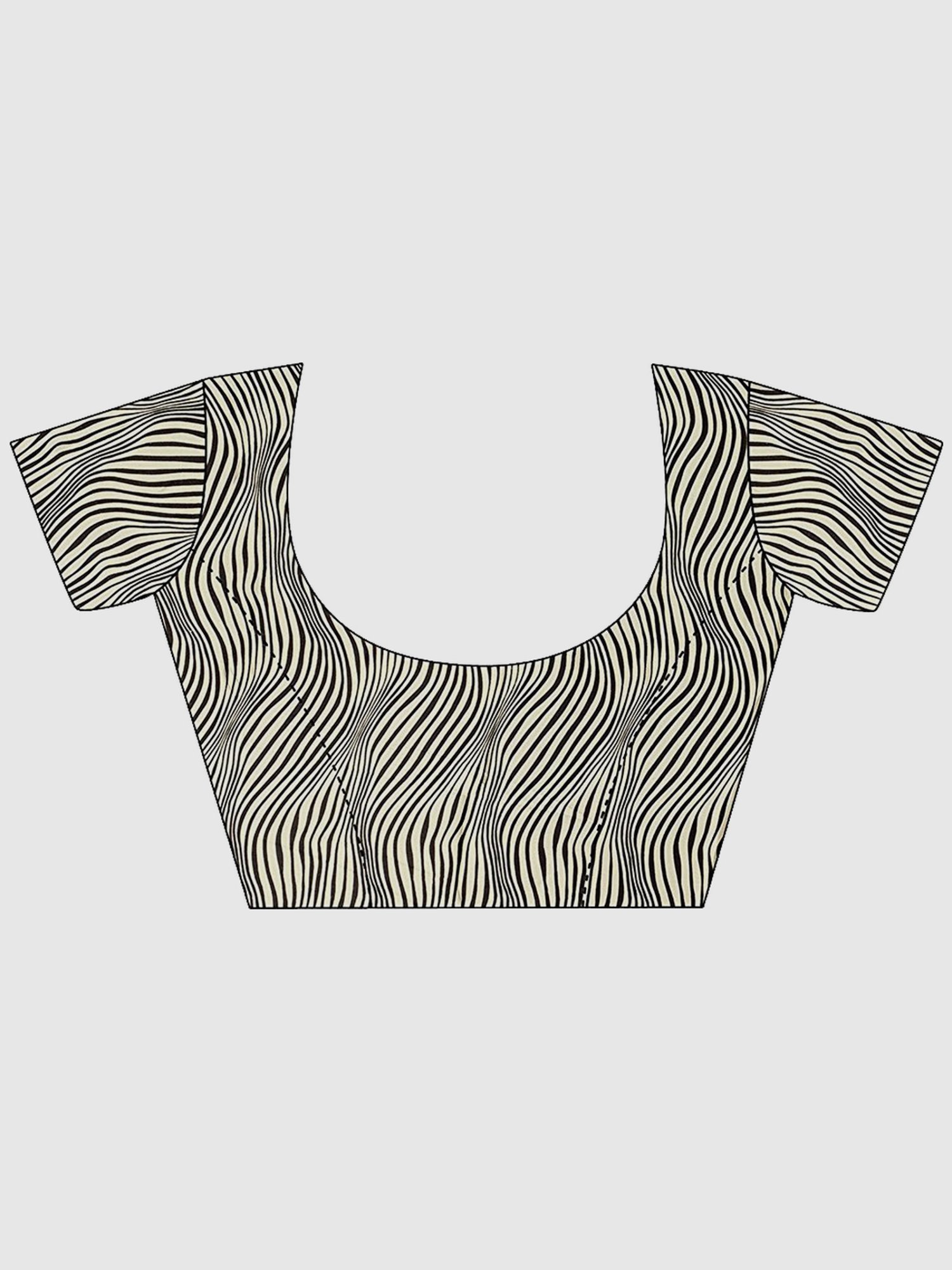 Unnati Silks Red Silk Printed Saree With Unstitched Blouse