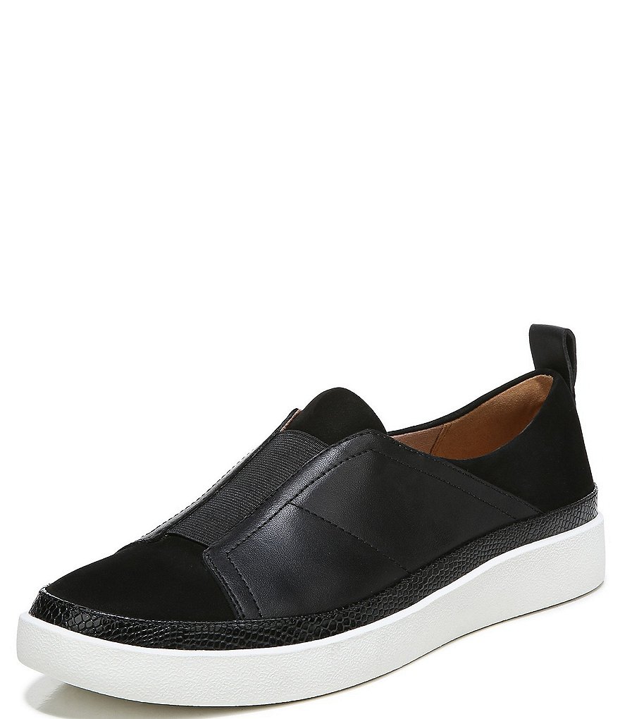 Vionic Zinah Leather Slip-On Sneakers