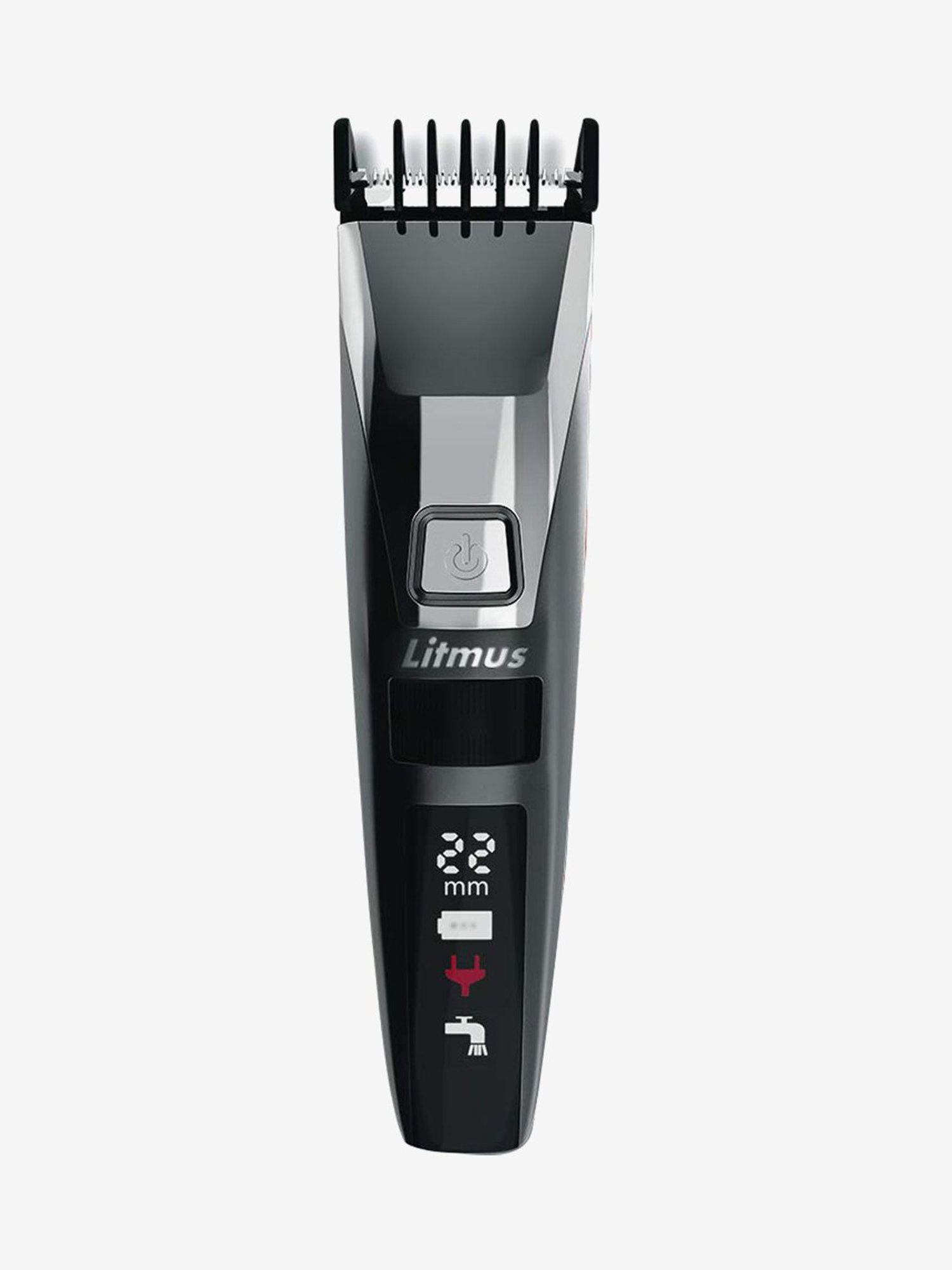 Litmus Stubble Pro DT1100 Cordless Trimmer For Men (Metalic Grey,UV Chrome)