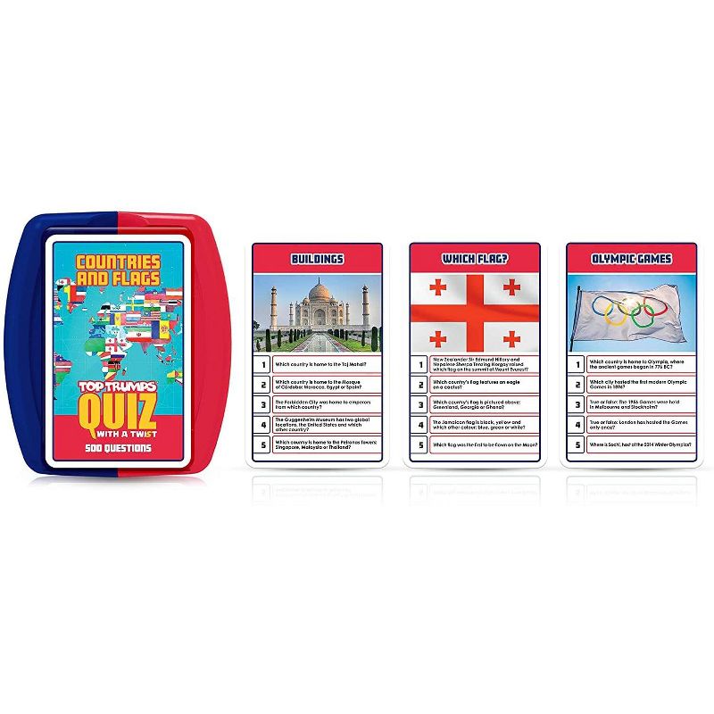 Top Trumps Countries and Flags Top Trumps Quiz With A Twist Card Game