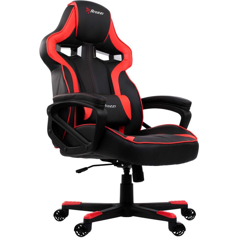 Arozzi Milano Enhanced Gaming Chair, Red (MILANO-RD)
