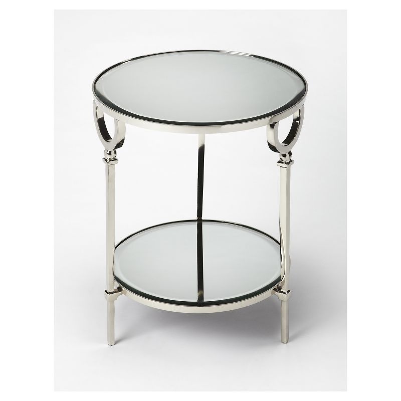 Butler Specialty Jolene Metal And Mirror End Table Butler Loft