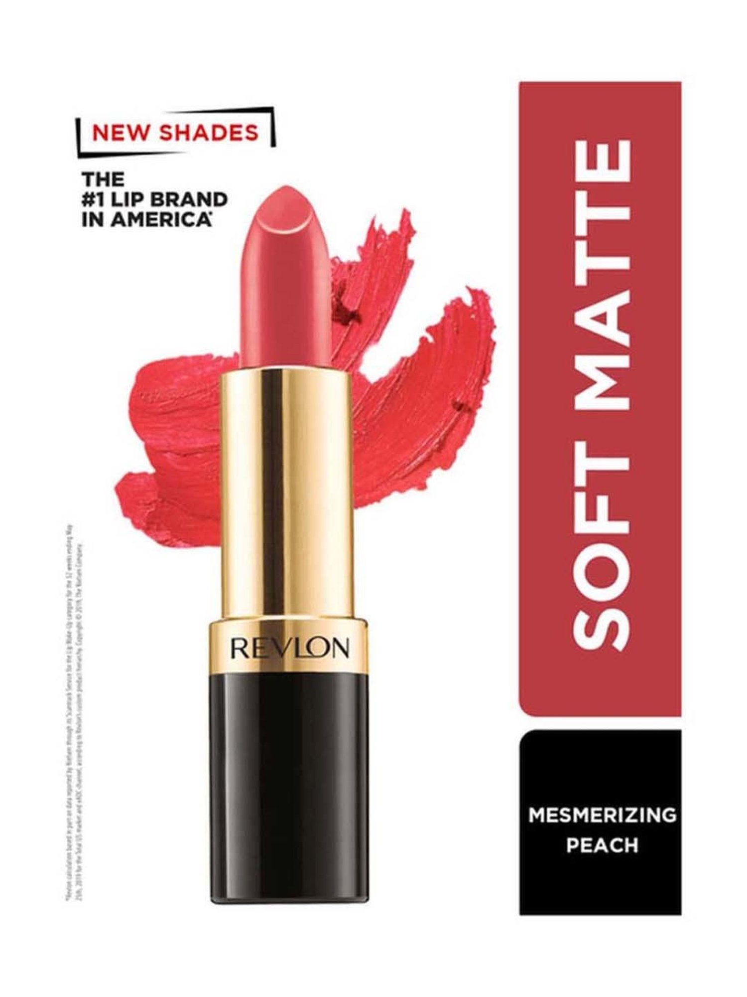 Revlon Super Lustrous Lipstick Bold Matte Mesmerizing Peach - 4.2 gm