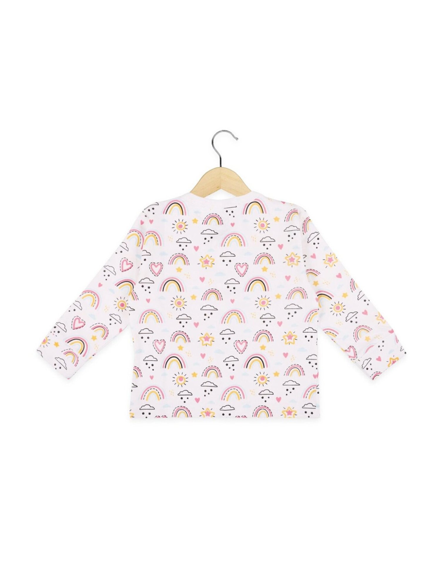 The Mom Store Boys Multicolor Cotton Printed Full Sleeves Top Set