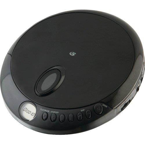 GPX GPXPC301BB GPX PC301B Portable CD Player with Stereo Earbuds and Anti-Skip Protection
