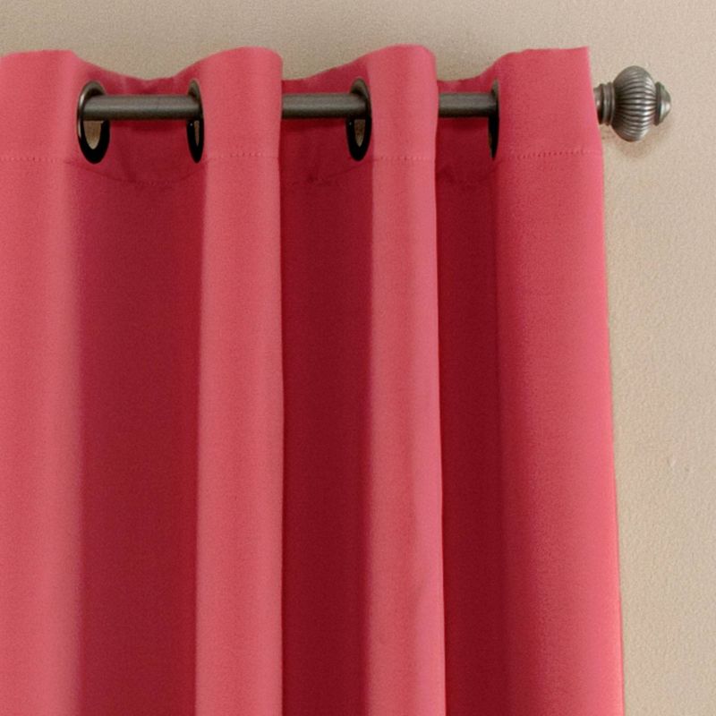 84"x52" Blackout Window Curtain Panel Pink - Triangle Home Fashions