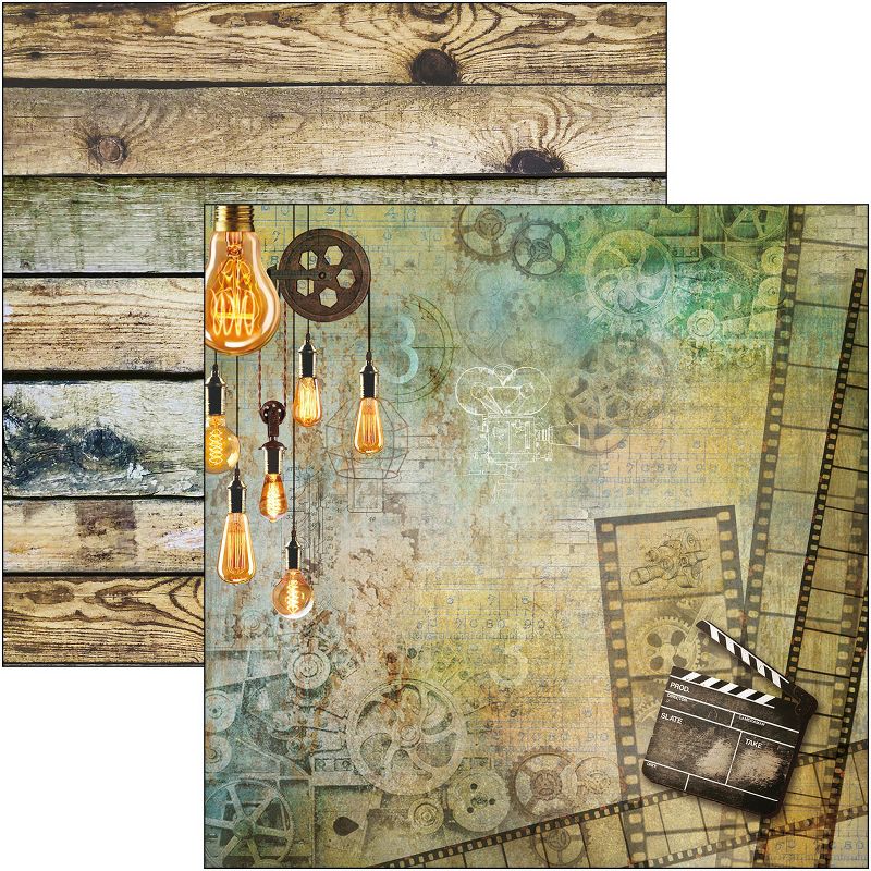 Ciao Bella Double-Sided Paper Pack 90lb 12"X12" 8/Pkg-Modern Times, 8 Designs/1 Each