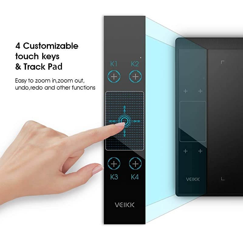 A30 Graphics Drawing Tablet with 8192 Levels BatteryFree Pen 10 x 6 Active Area