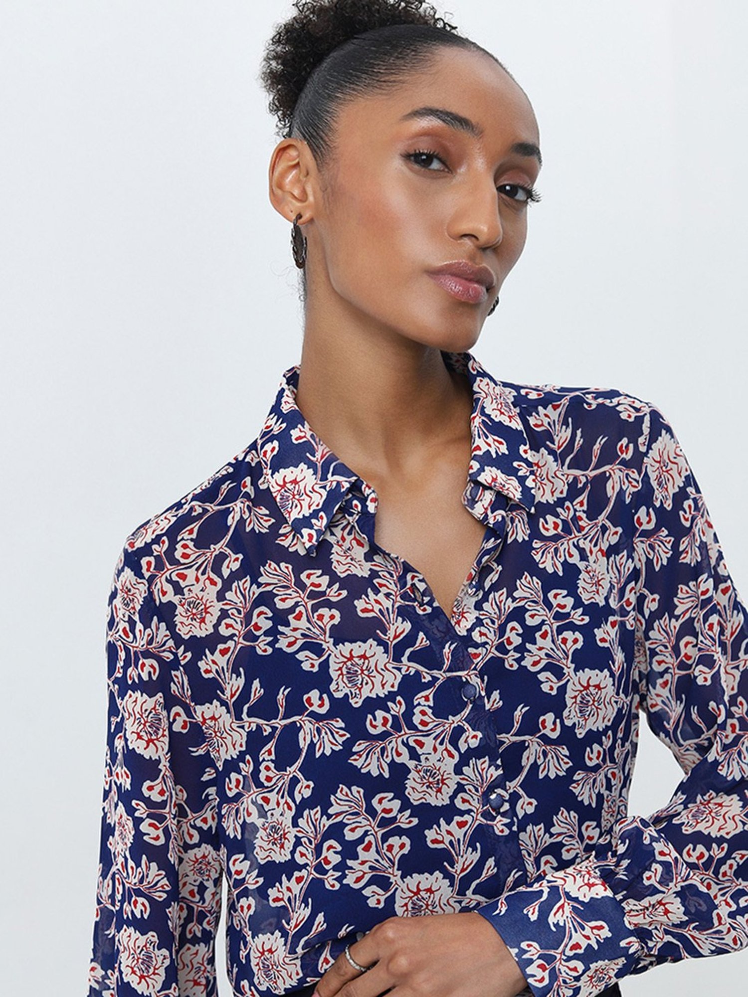 Style Quotient Brown Regular Fit Formal Shirt