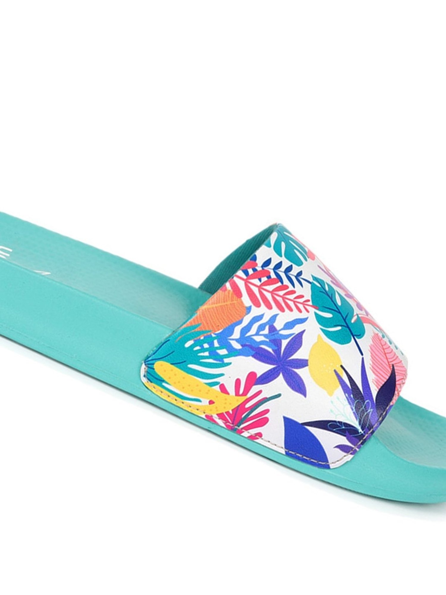 Yoho Women's Tropica Multicolor Slides