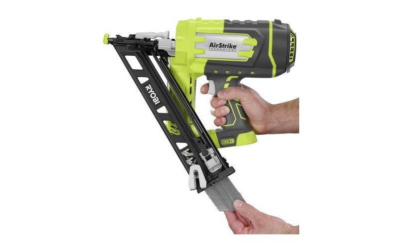 Ryobi ZRP330 ONE+ 18V Lithium-Ion AirStrike 15-Gauge Angled Finish Nailer (Tool Only)