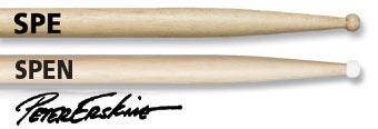 Vic Firth SPE Peter Erskine Original Signature Hickory Wood Tip Drumsticks