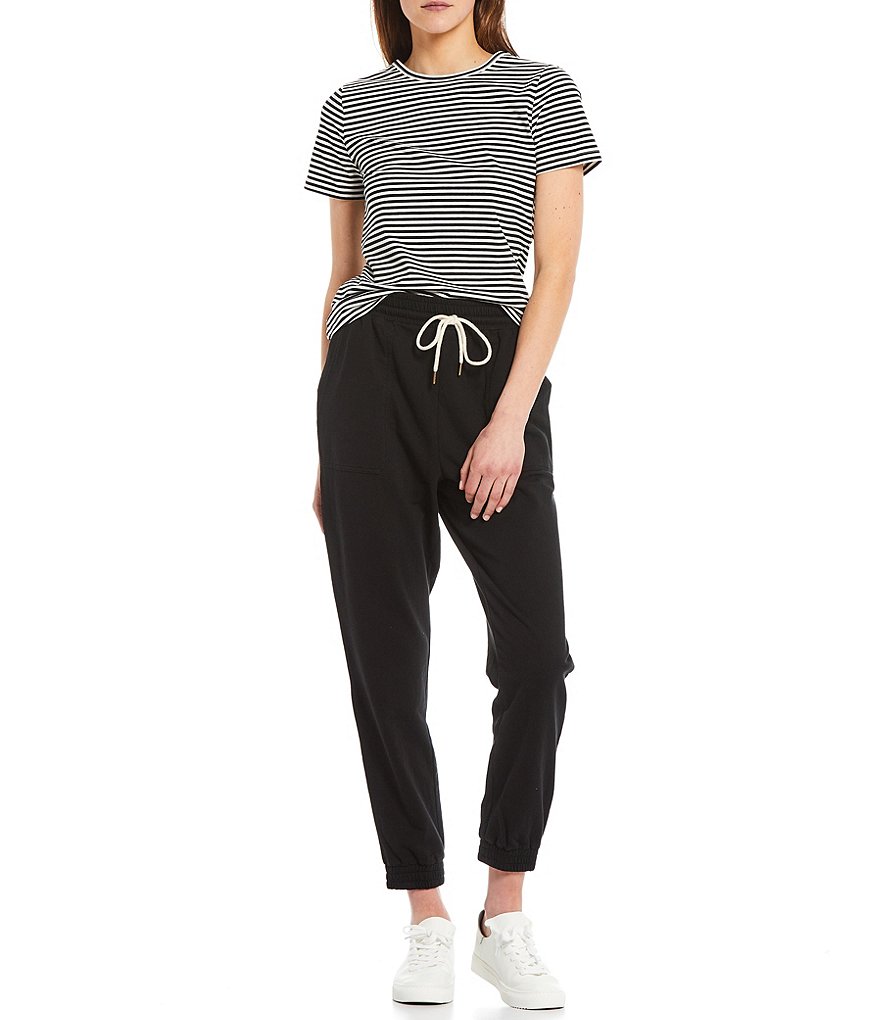 A Loves A Stripe Crew Neck Knit Tee