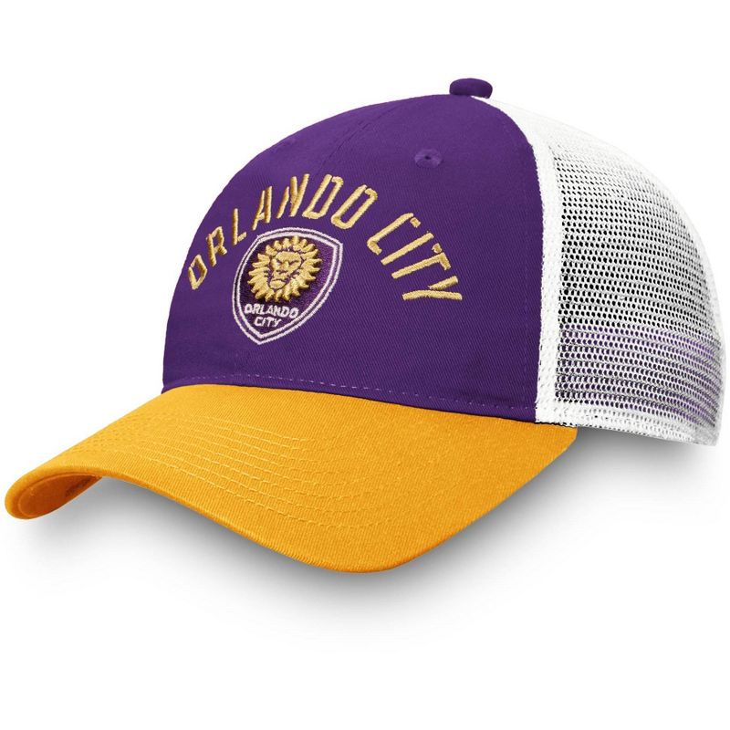 MLS Orlando City SC Men's White Mesh Back Snapback Hat