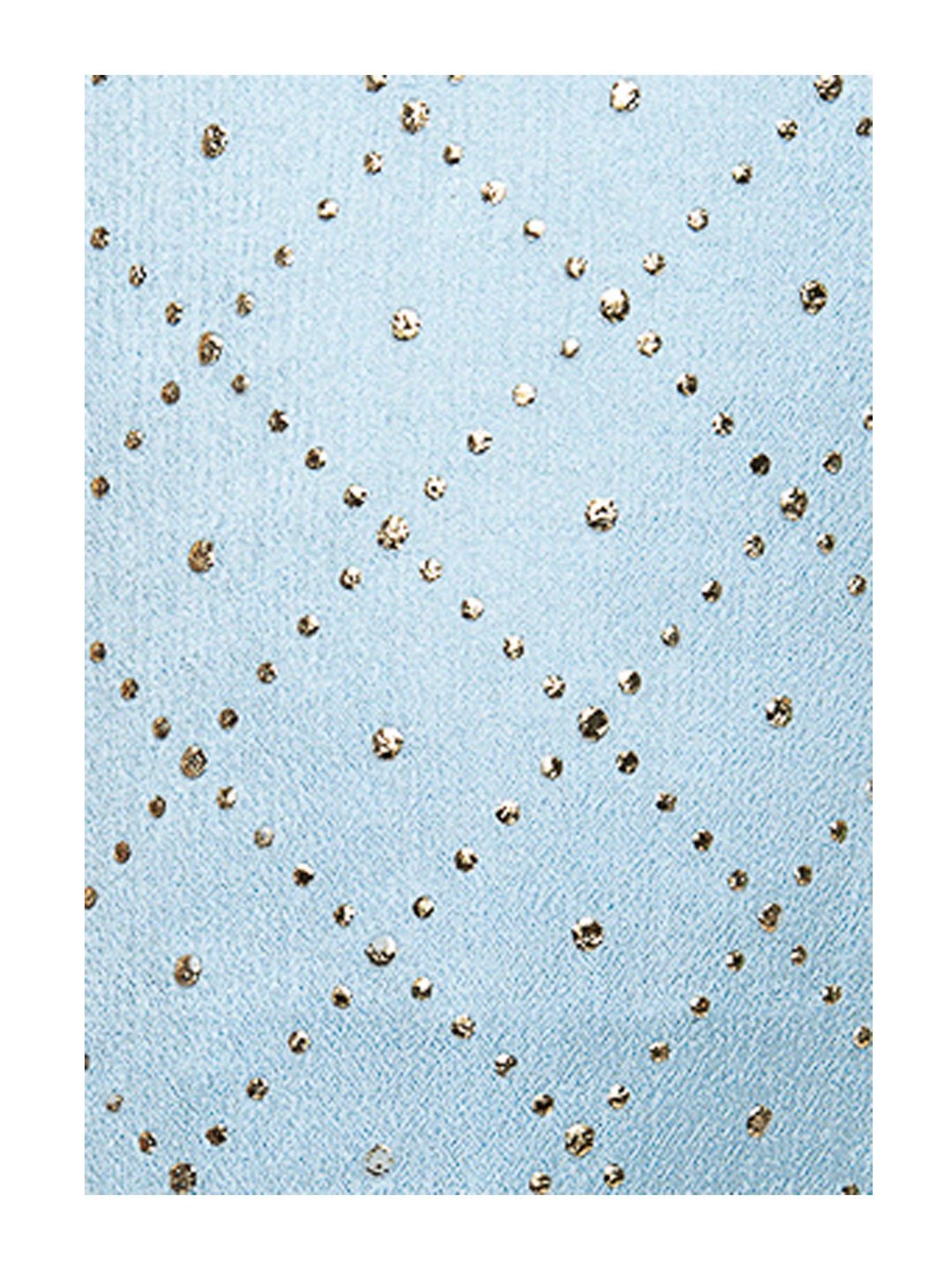 Fairies Forever Kids Blue Embroidery Kurta, Sharara With Dupatta