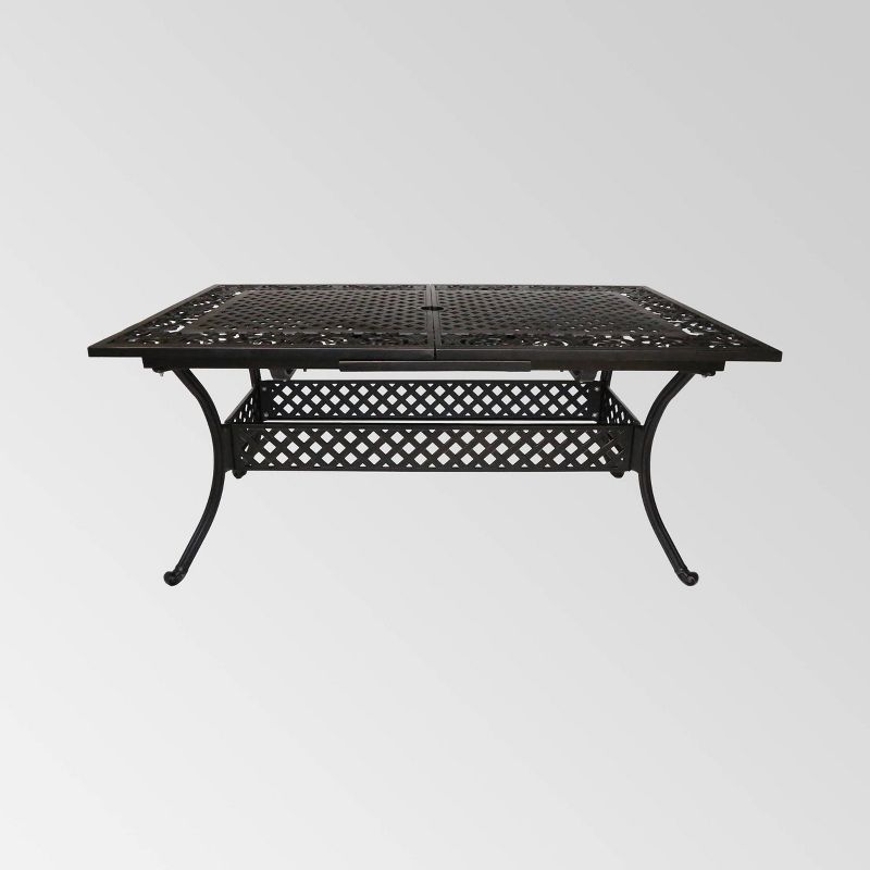 Cast Aluminum Round Dining Table - Nuu Garden