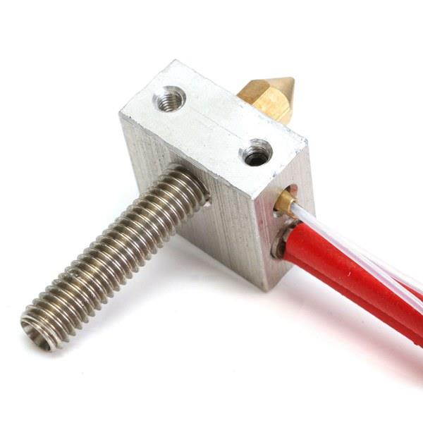 Geekcreit Assembled Aluminum Heating Block Extruder Hot End For 3D Printer 1.75mm MK8 0.4mm Nozzle