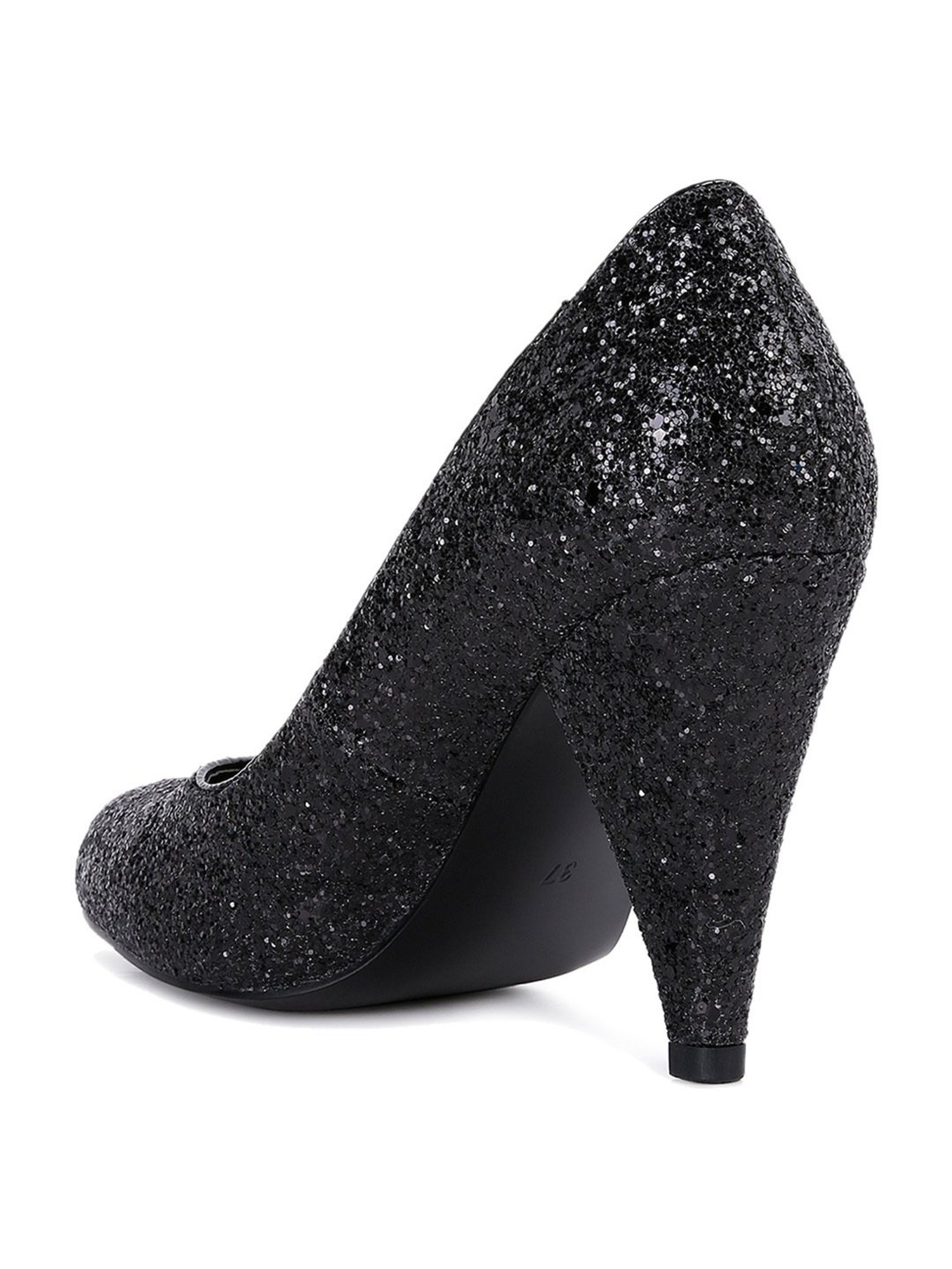 London Rag Women's Black Casual Pumps