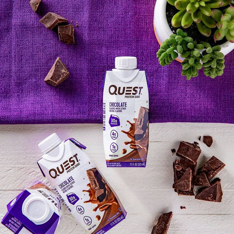 Quest Ready To Drink Protein Shake - Chocolate - 44 fl oz/4ct