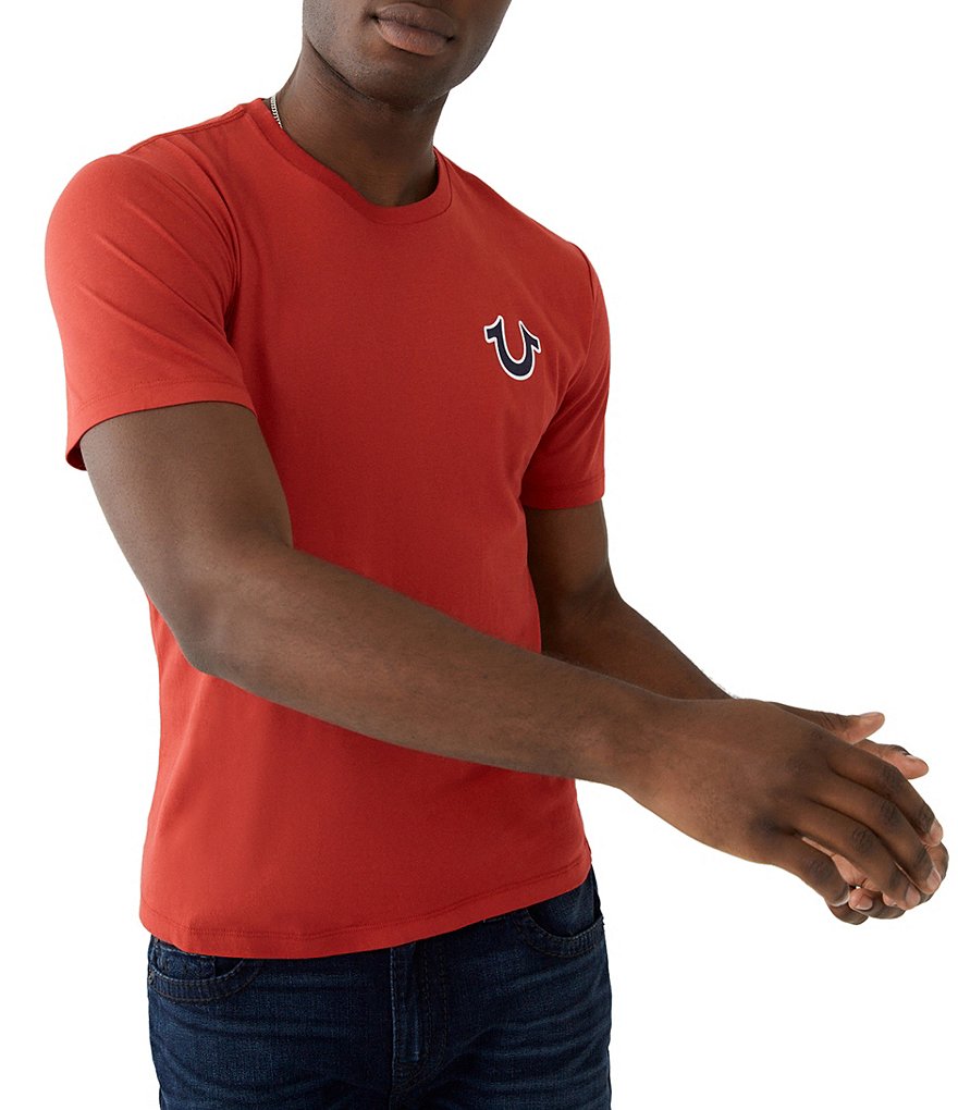 True Religion Buddha Logo Crew Neck Short-Sleeve Graphic T-Shirt