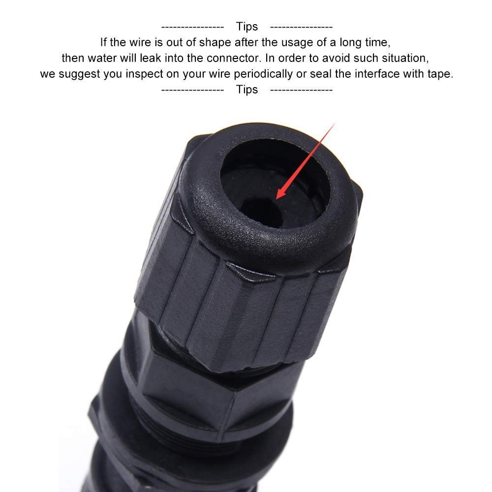 (5 Pack) RJ45 Waterproof Connector IP67 Ethernet Network Cable Connector double head Outdoor Lan Coupler Adapter  Cat5 6 8P8C,Locking Waterproof CAT6 RJ45 Female to Female Lan Ethernet Network coupler