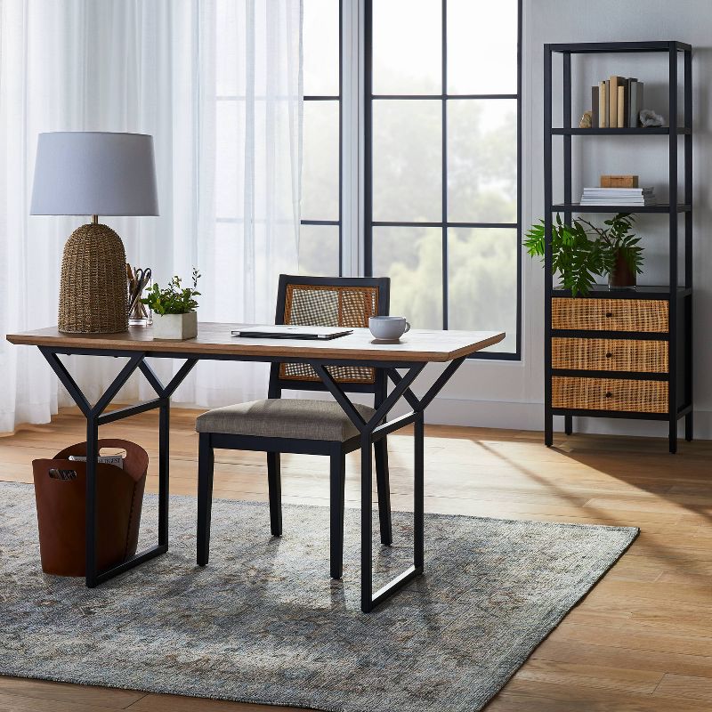 South Coast Large Writing Desk Brown - Threshold™ designed with Studio McGee