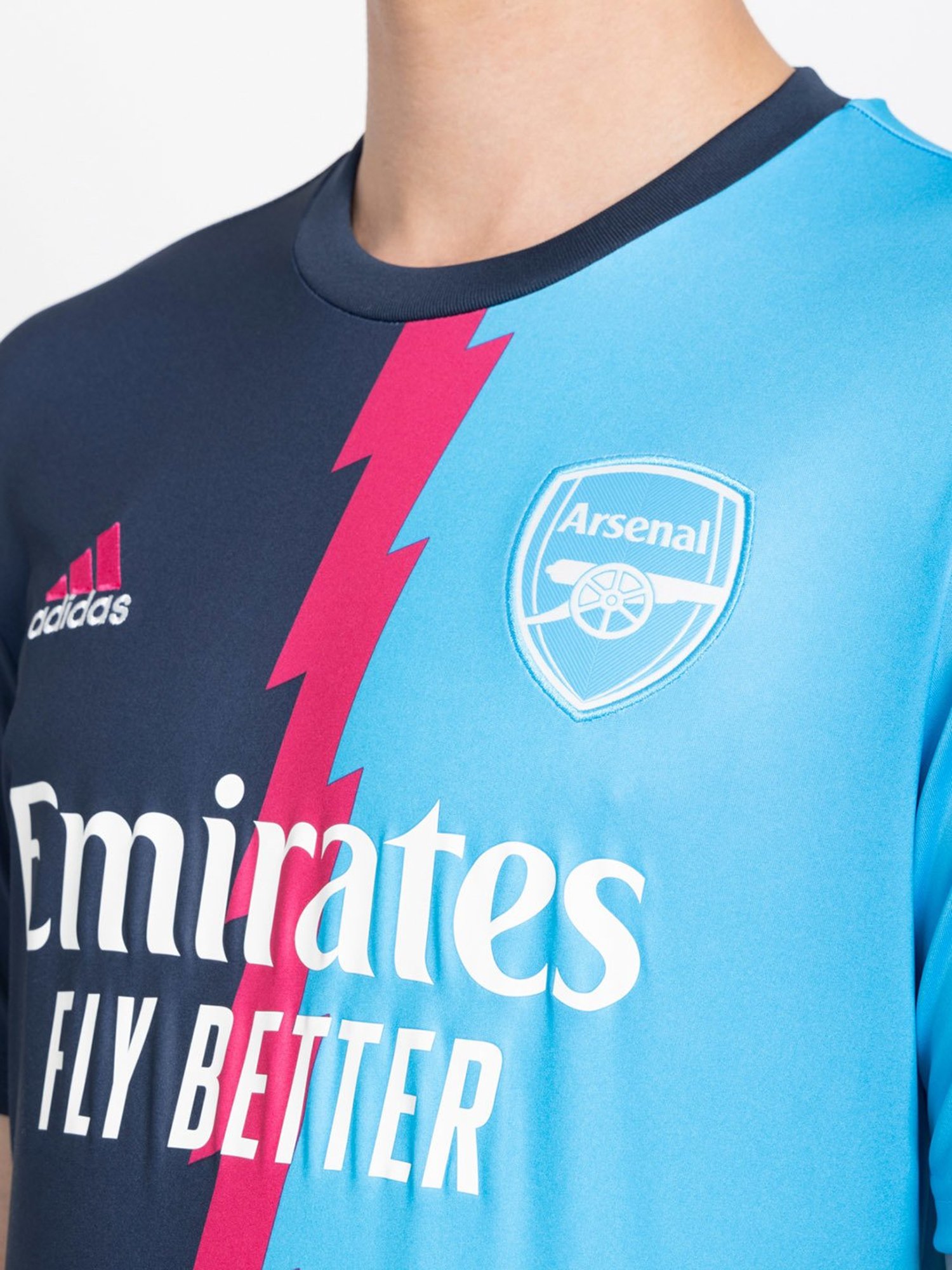 adidas Navy Slim Fit AFC 23 PRESHI Jersey