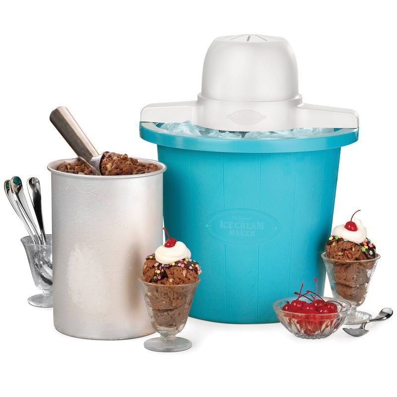 Nostalgia 4qt Electric Ice Cream Maker - ICMP4BL
