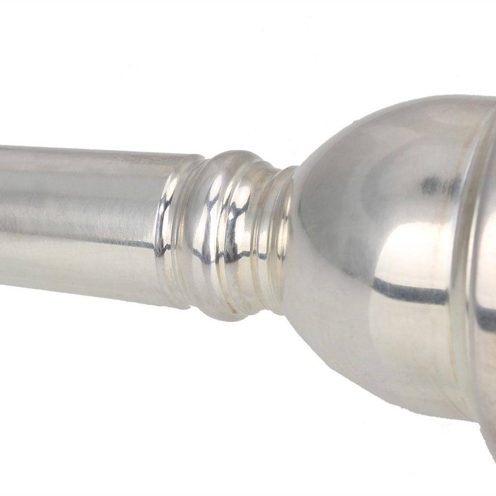 BQLZR Silver Plated Bass Trombone Mouthpiece Musical Instruments Pack of 5