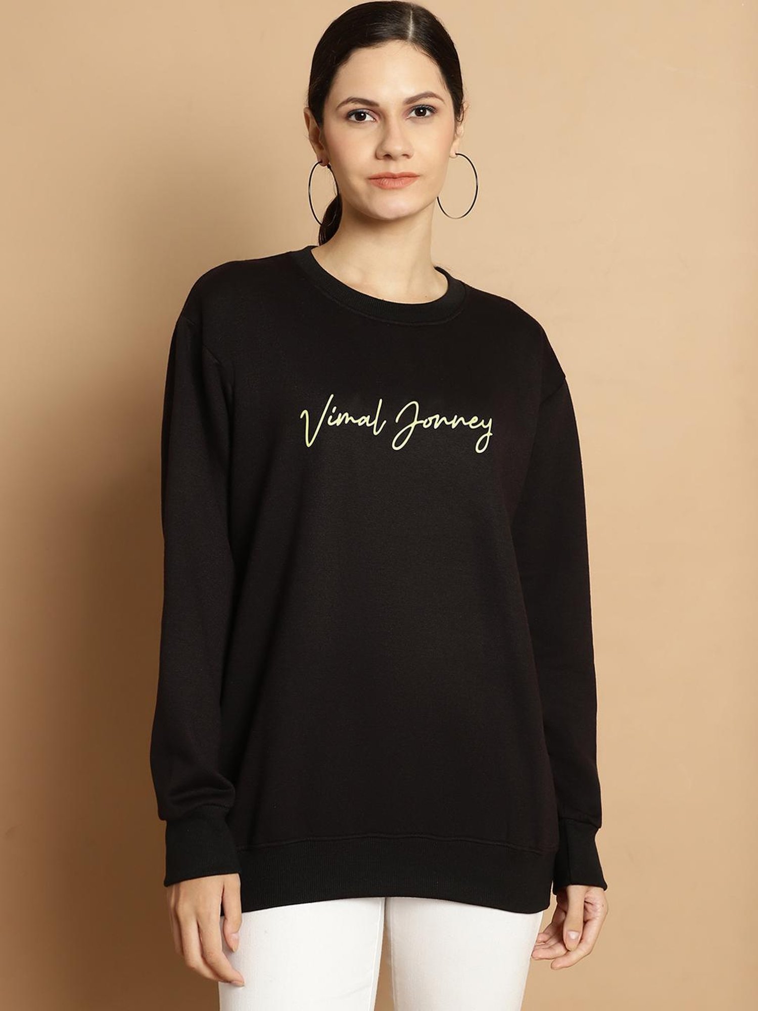 Vimal Jonney Maroon & Black Printed Sweatshirt - Pack Of 2