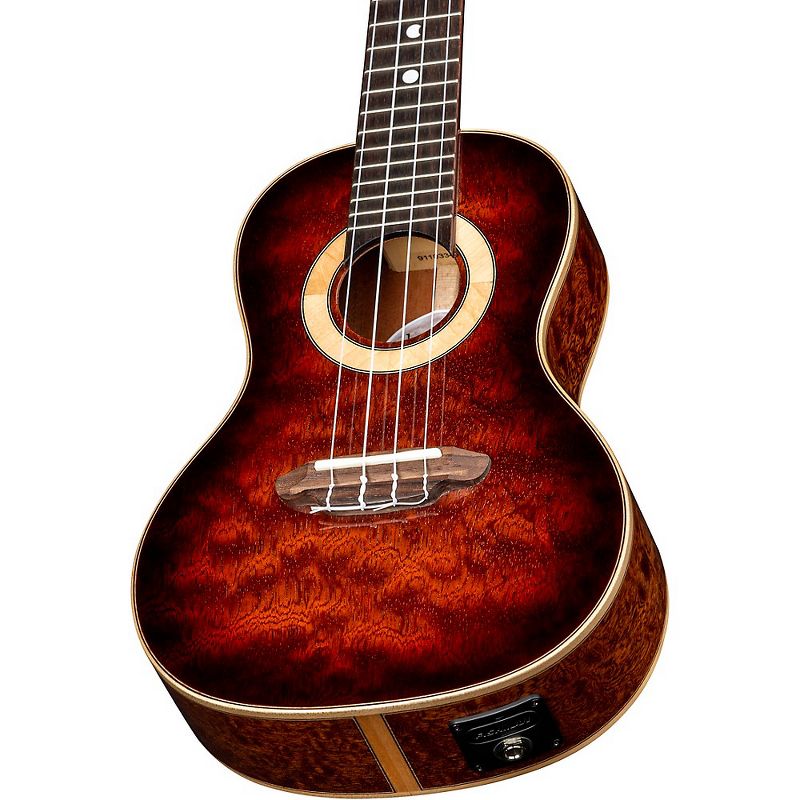 Mitchell MU100CE Acoustic-Electric Concert Ukulele Natural Koa