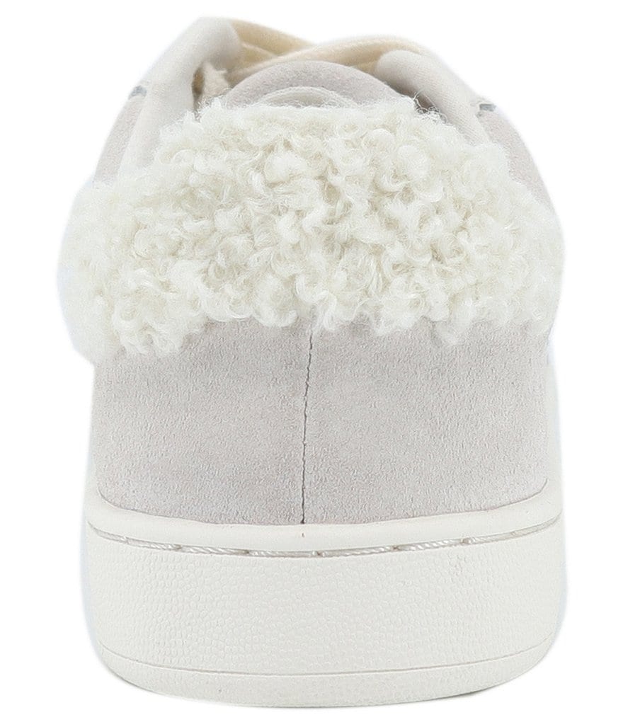 Splendid Freya Suede Faux Fur Accent Sneakers