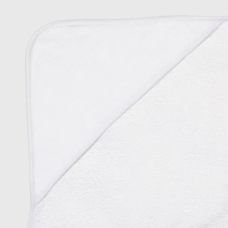 Baby Boys' Basic Muslin Hooded Towel - Cloud Island™ Mint/Aqua/White