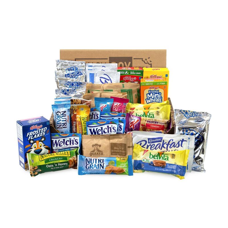 Breakfast Variety Snack Box - 40pk