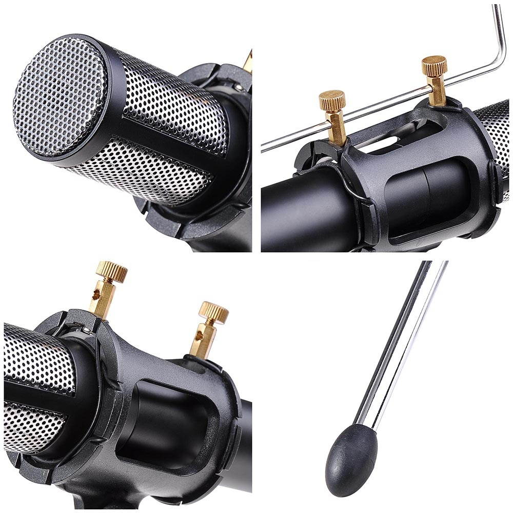 Condenser USB Microphone w/ Tripod Stand for Game Chat Studio Recording Laptop Computer