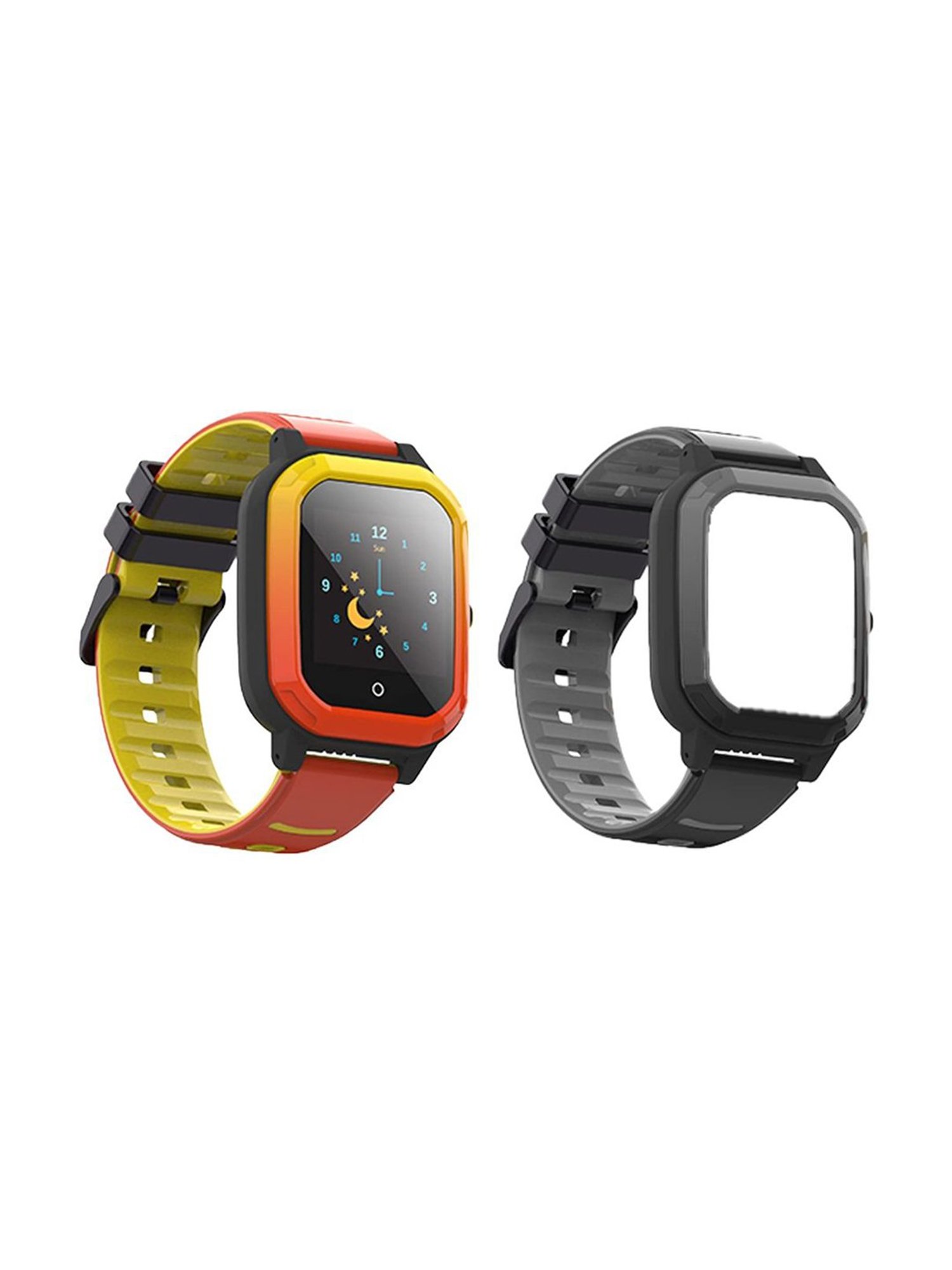 Turet 4G GPS Tracker Smartwatch for Kids with HD Camera, SOS Button, Video Calling (Red & Black)