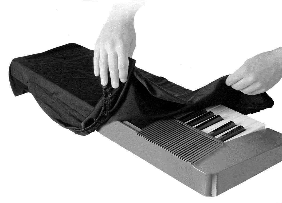 On-Stage 61/76-Key Keyboard Dust Cover, Black