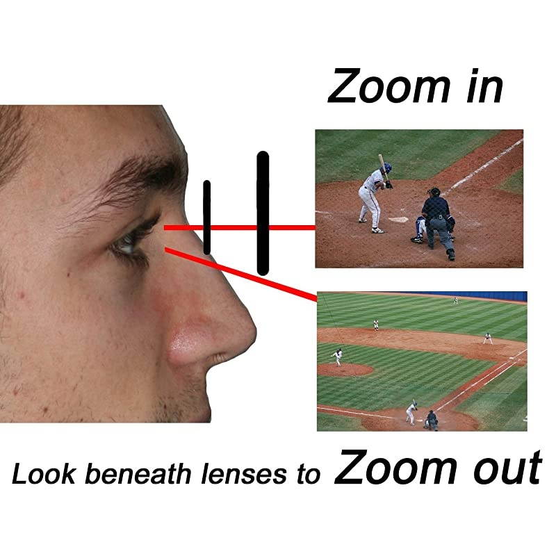 Pack Team Colors Sports Binocular Viewer Yellow Telescope Lenses Zoom in for SportsConcertsBoatingTraveletc