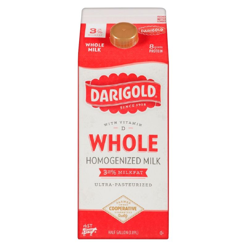 Darigold Whole Milk - 0.5gal