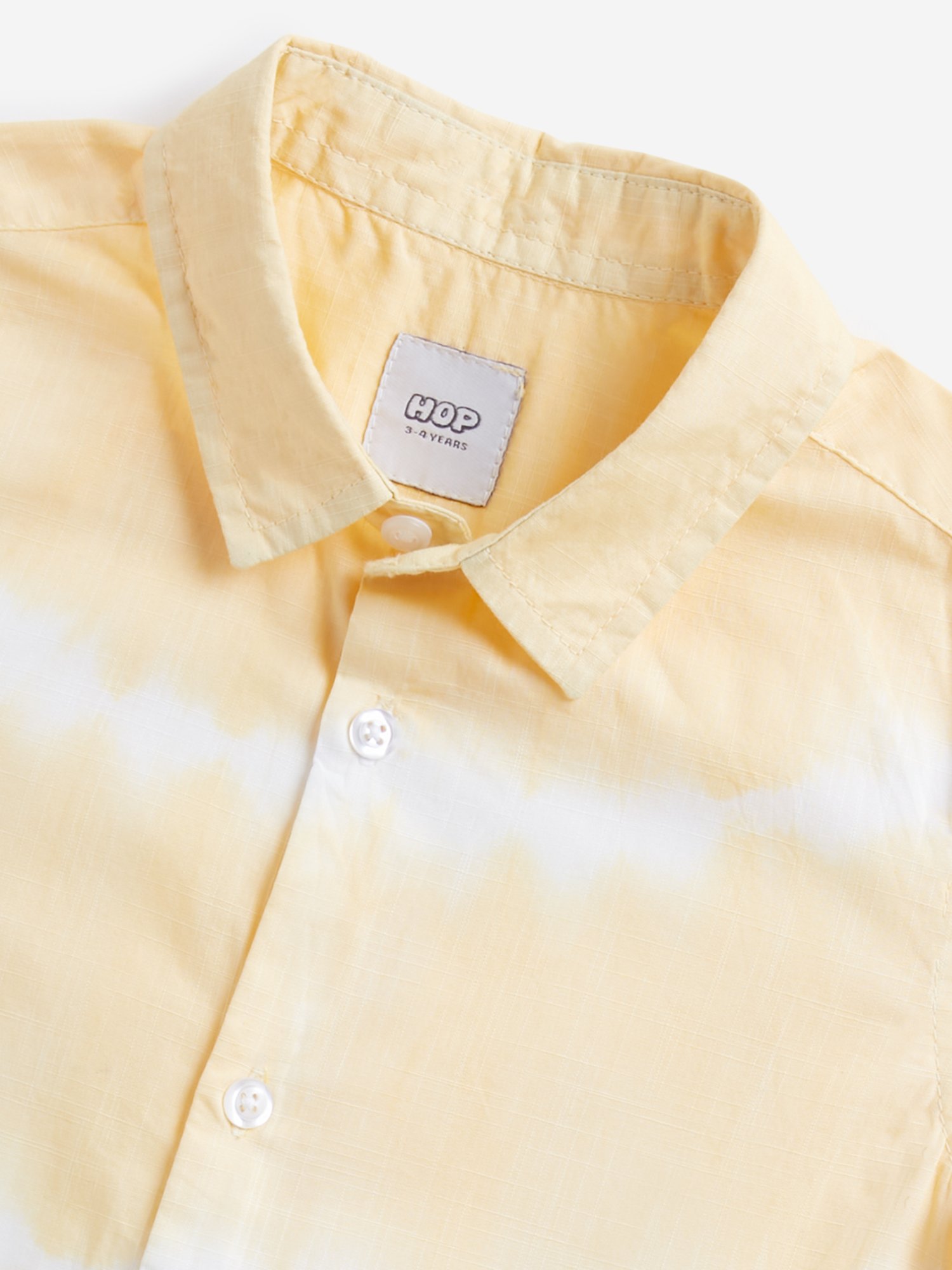 HOP Boys by Westside Yellow Tie-Dye Printed Shirt