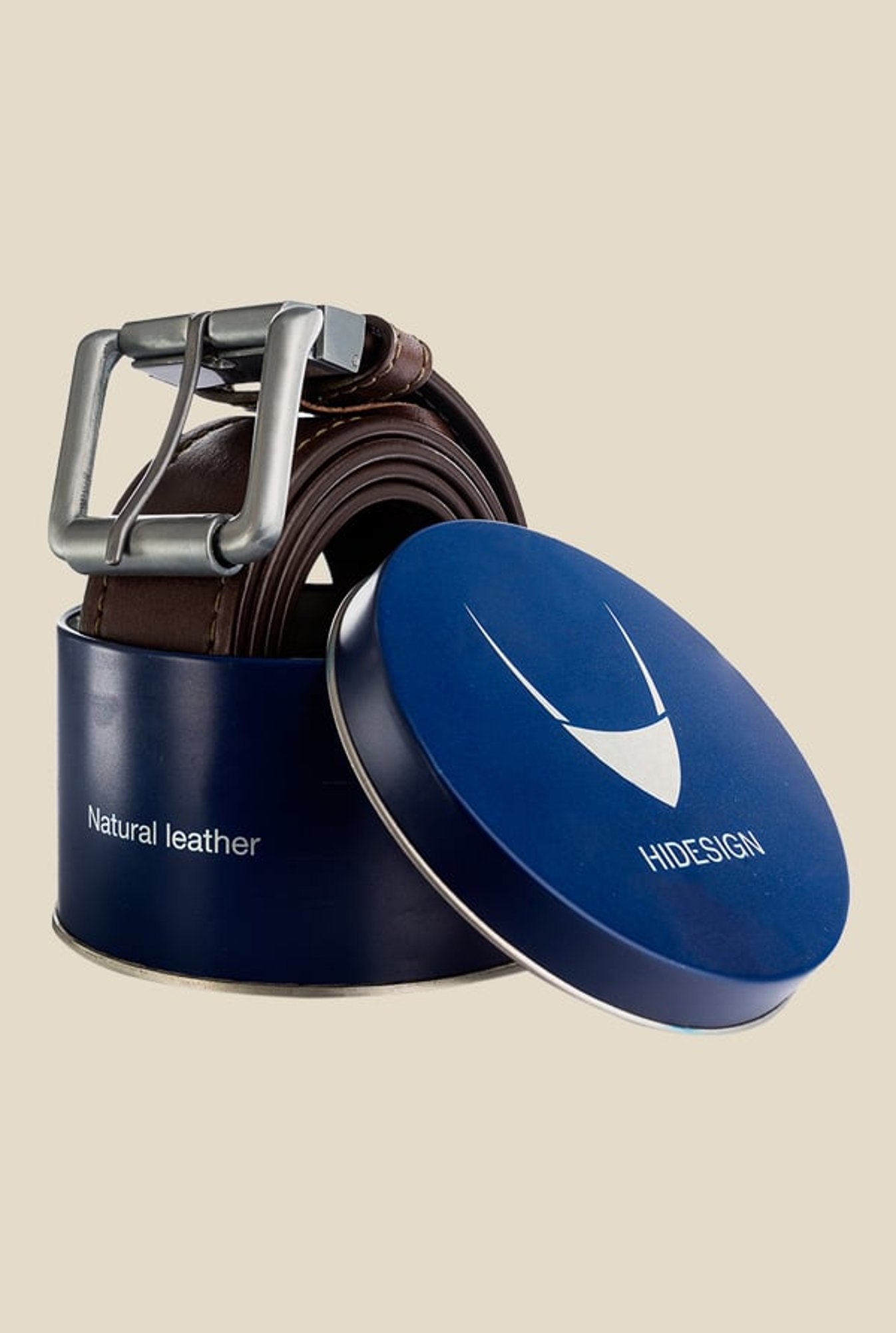 Fossil Griffin Brown Leather Casual Belt For Men