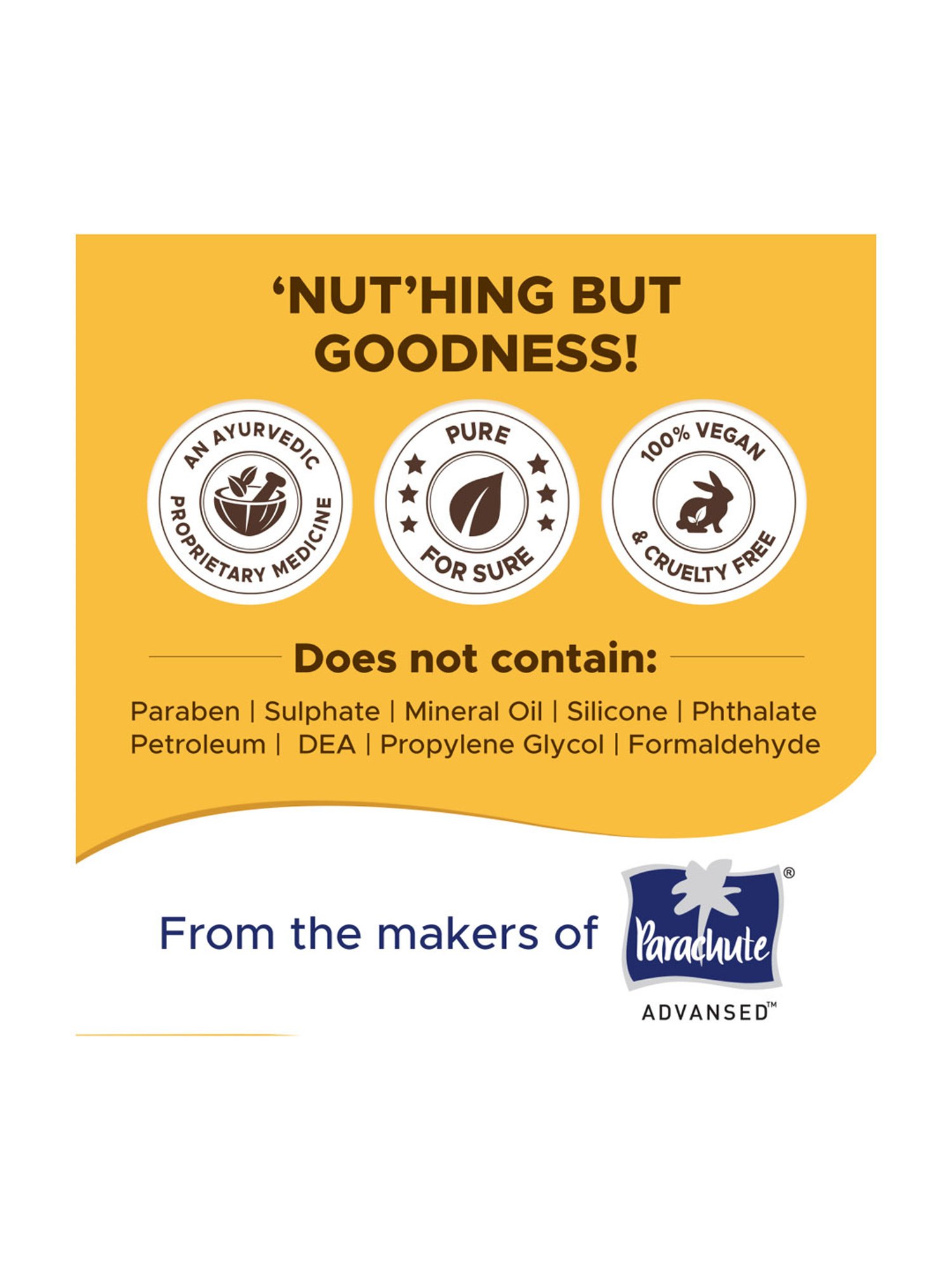 Coco Soul Shampoo for Long, Strong & Black Hair with Ayurvedic Medicine by Parachute Advanced-200 ml